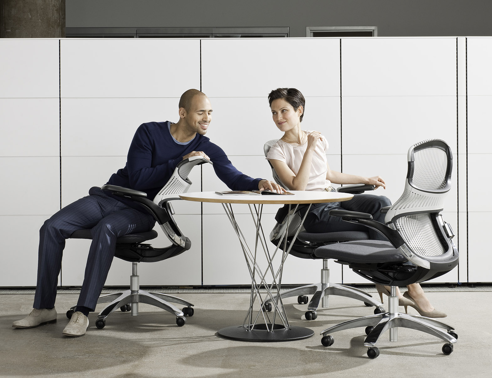 Activity Space Isamu Noguchi Cyclone Table Generation Chairs Getaway Space Small Meetings