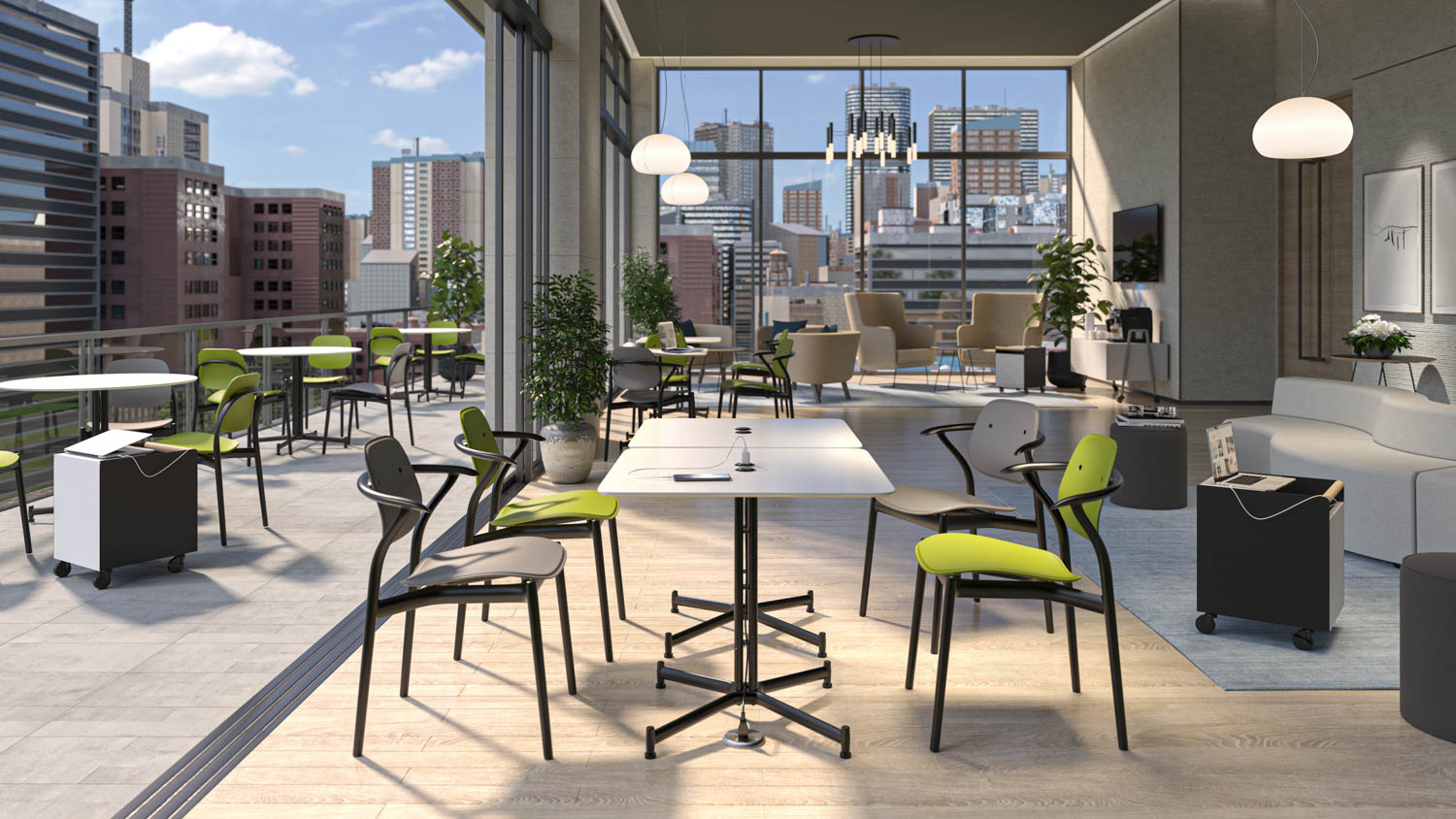 iquo collection iquo square table iquo arm chair power k. lounge Rockwell Unscripted High Back Lounge Chair Tobbogan pull up table antenna tech cart